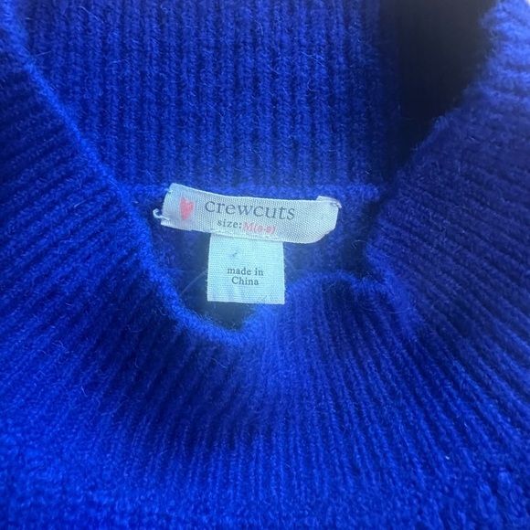 Crewcuts Blue Knit Sweater with Mock Neck - Picture 4 of 6